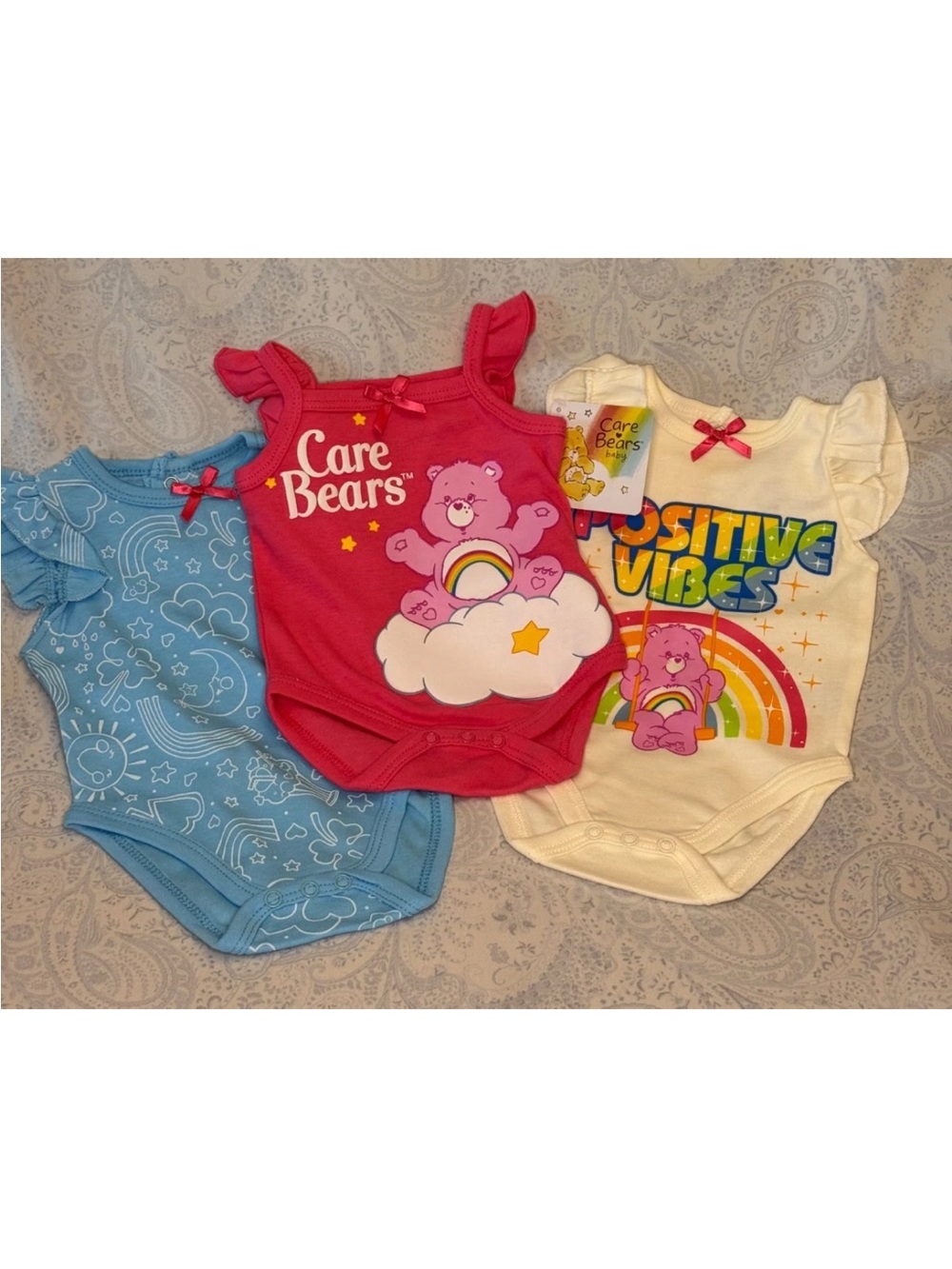 Care Bears 3 pack Infant Bodysuit Set